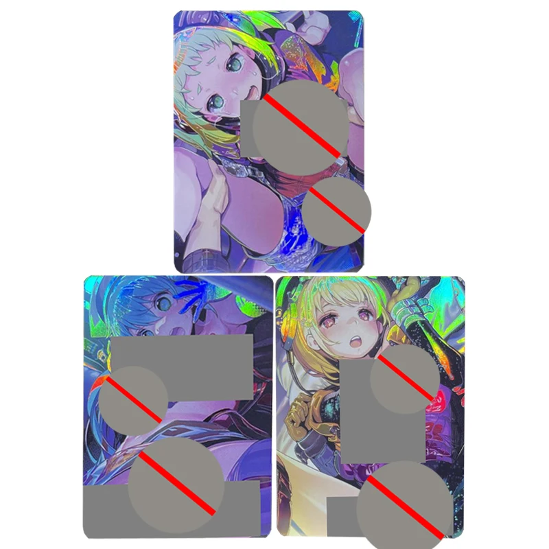 

NEW DIY Self Made 3Pcs/set Goddess Story In A Different World From Zero Kawaii Collection Card Female Character Card Gift Toy