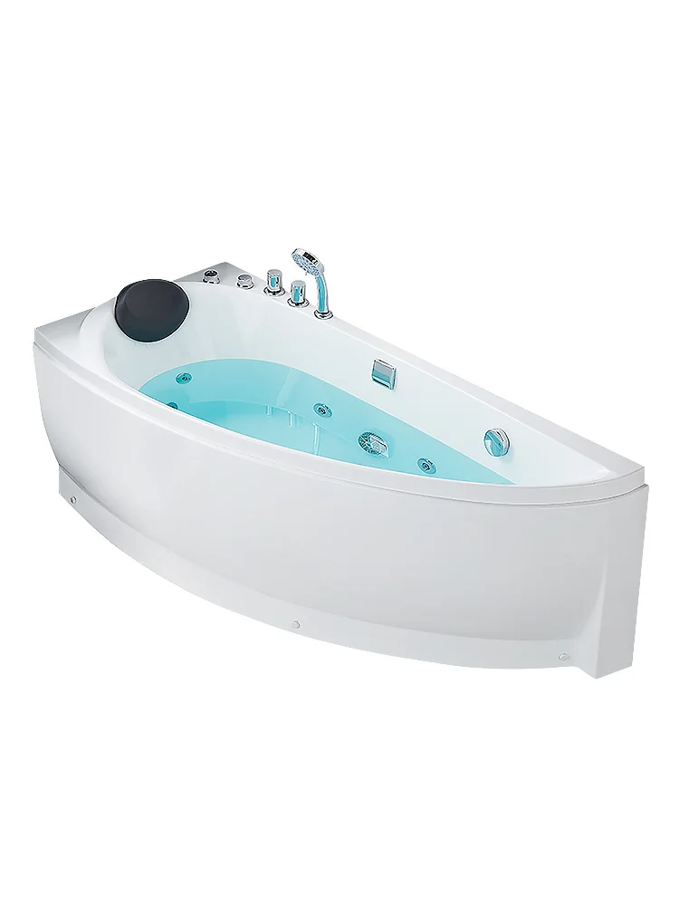 Small household acrylic adult triangular arc surf Jacuzzi basin 1.3-1.7 meters 4