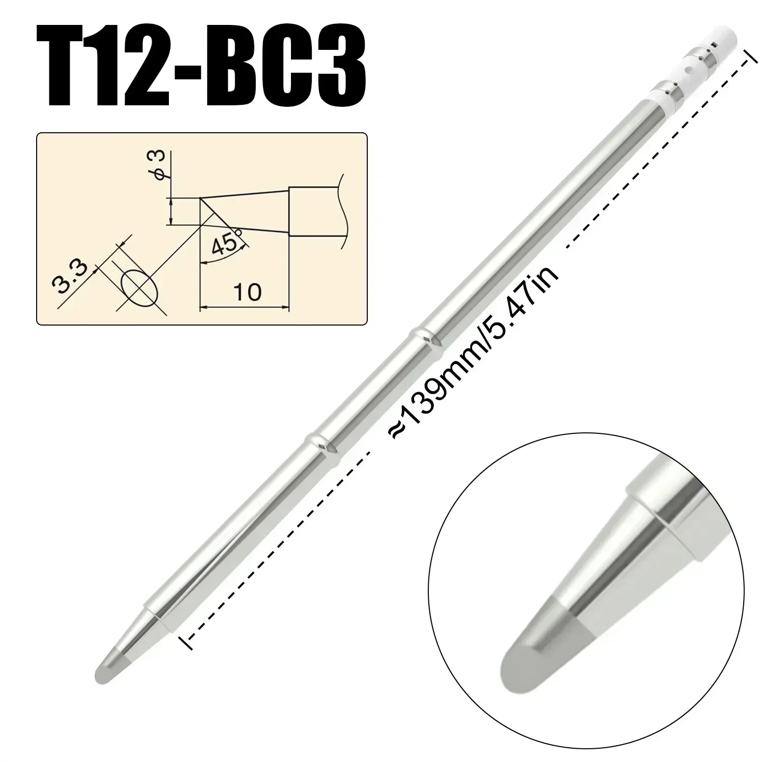 T12 Tip Soldering Iron Tip T12-D24 ILS J02 K KU for Hakko Fx951 DIY T12 Soldering Station Kits Welding Tools