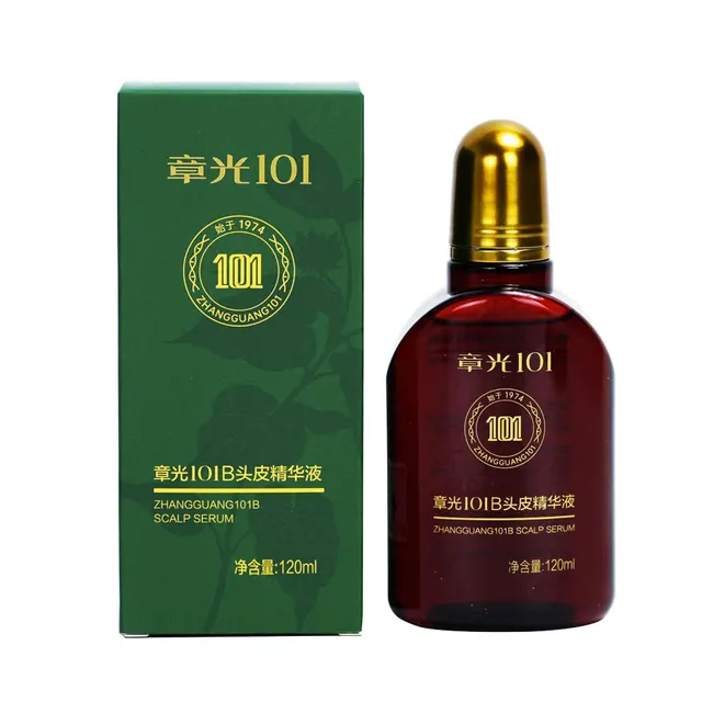 Tonique capillaire Zhangguang 101B, sérum pour cuir chevelu, 101M, 120ML, thérapie de médecine chinoise puissante, Essence de traitement capillaire, 100% original 1
