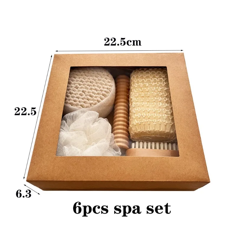 Bath Set, Woolen Cloth, Bath Towel, Bath Brush, Foot Grinding, Holiday Gift Box, Suitable for Giving Gifts To Friends Relatives