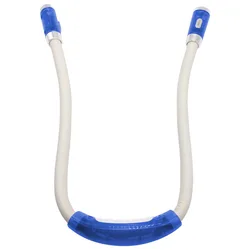 Portable LED Neck Reading Light - Flexible, Hands - Free Book Lamp with 3 Light Modes (Blue)