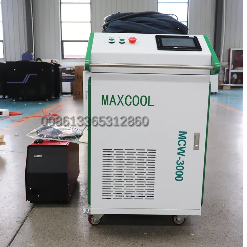 

Maxcool Laser 5in1 for Metal Stainless Steel Aluminum weld Welded Seam Clean 2000w Laser Handheld cut weld clean Machines