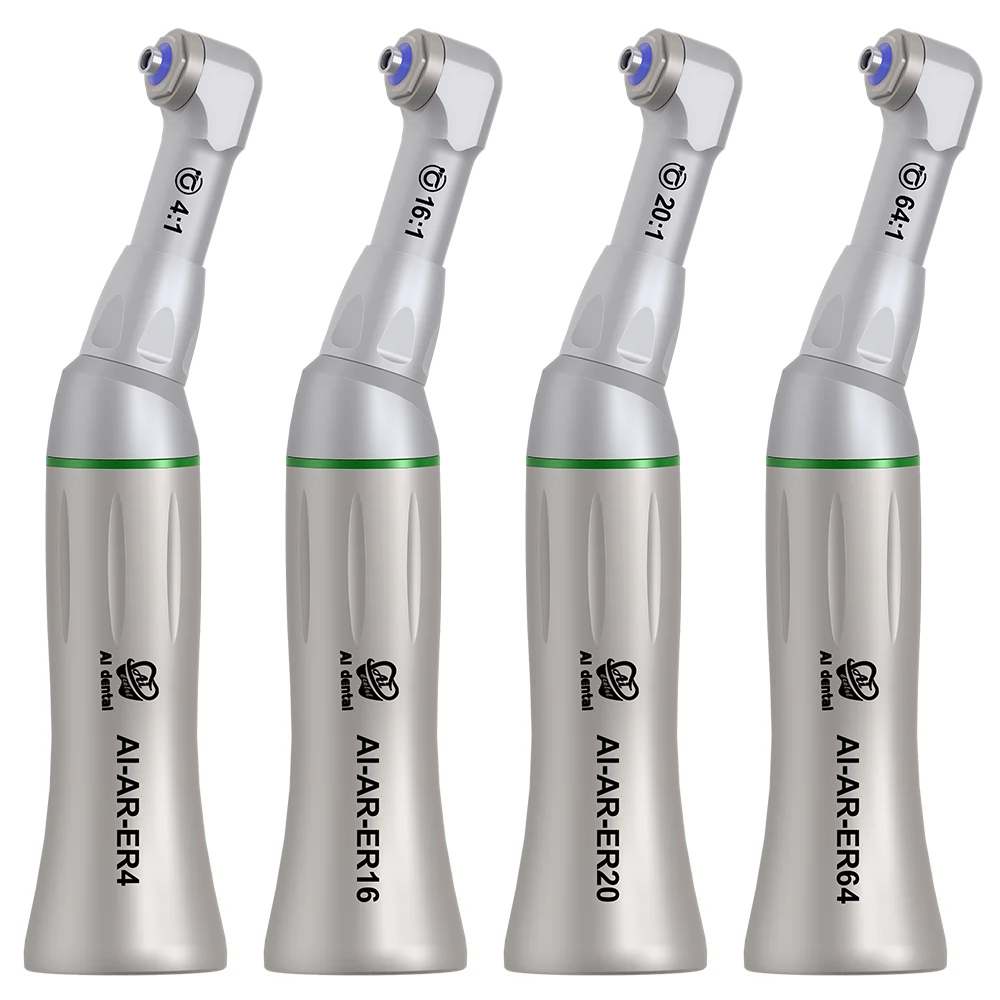 

Brushless Motor Contra Angle Low Speed Dental Handpiece 4:1/16:1/20:1/64:1 Reduction Non-Optic Oral Hygiene Surgical Tools
