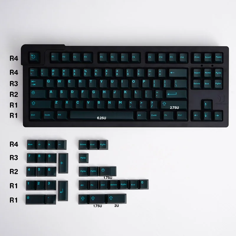 Keycaps, Sublimação Teclado Mecânico, 120 Chaves