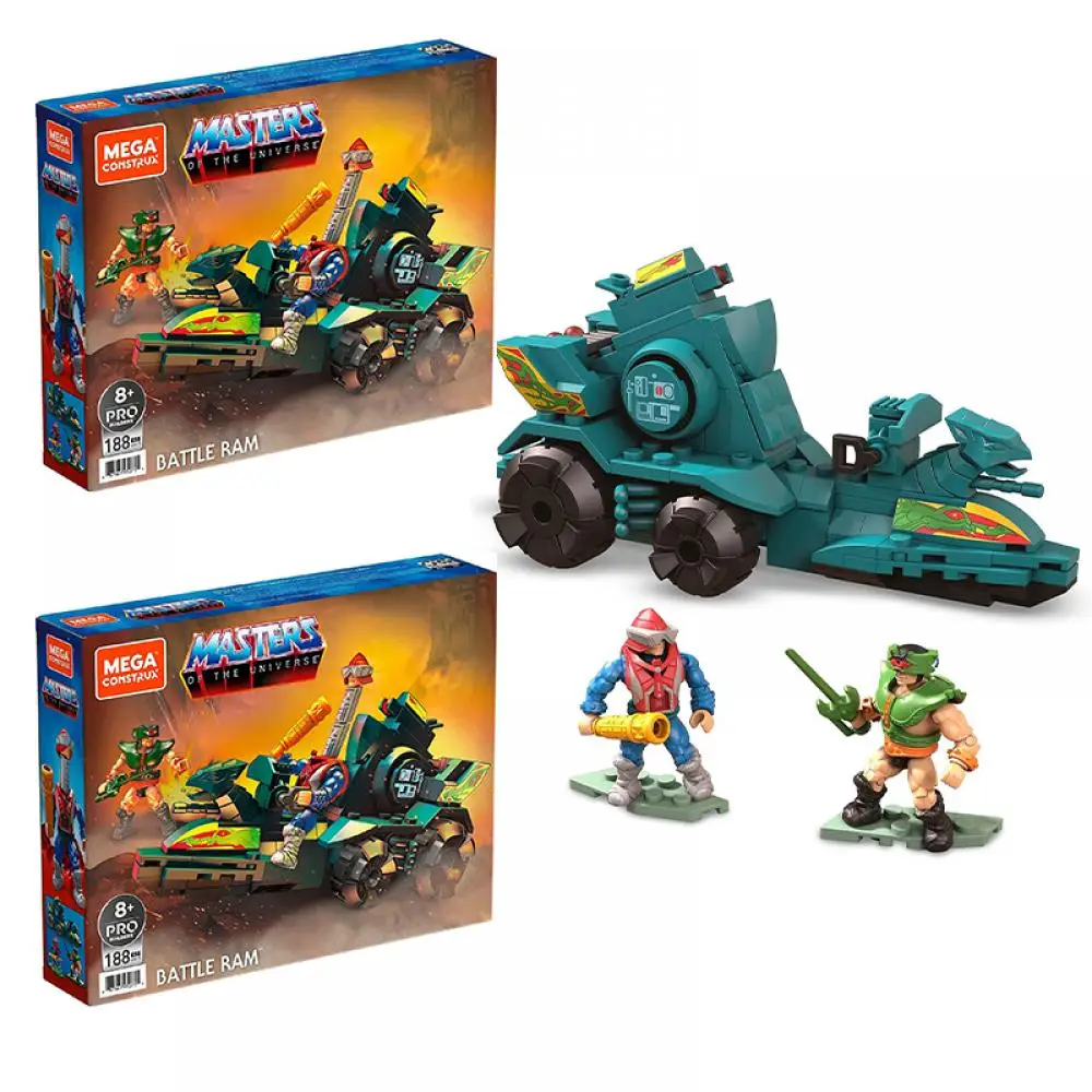 

Mega Bloks Gwy75 Cosmic Battle Ram Master and Sky Sled Attack Vehicle Set Assembled Building Block Model Toys Gifts for Children