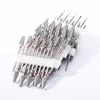 10pc/Set Carbide Tungsten Nail Drill Bits Ceramic Manicure Drill for Milling Cutter Nail Files Gel Polish Remove Accessories 2