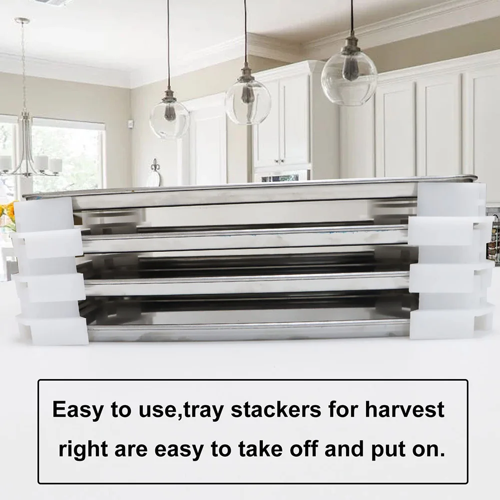 12 Pcs Tray Stackers For Harvest For Right Freeze Dryer Accessories Plastic Kitchen Gadget Sets Pallet Stackers