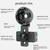 Telescope Phone Photo Adapter Universal Quick Aligned Cell Phone Digiscoping Adaptor Mount Compatible with Binoculars Monocular 3