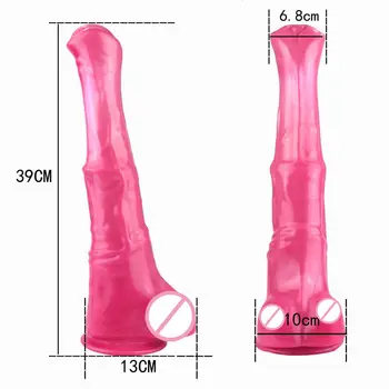 Sex Machine Attachment Silicone Accessories Animal Horse Dildo With Eggs Realistic Penis Anal Plug Super Big Penis 3XLR Quick 2