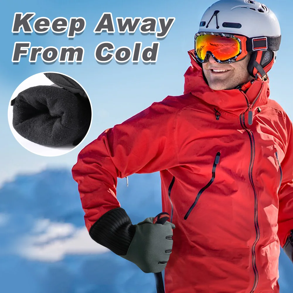 3M Winter Warm Thermal TouchScreen Gloves Ski Waterproof Outdoor Sport Cycling Shock-proof Snowboard Men Women Full Finger Glove 5
