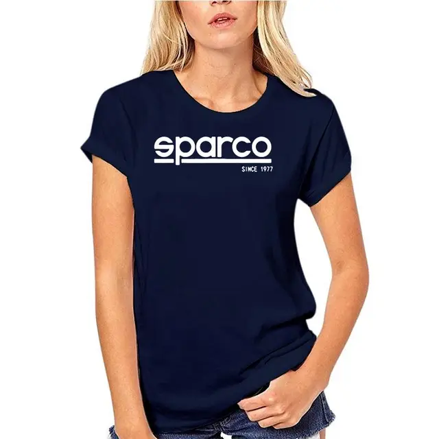 New Anti Pollution t shirt Sparco Corporate Charcoal t shirt Classic Printing Washable Breathable Reusable t shirt blue