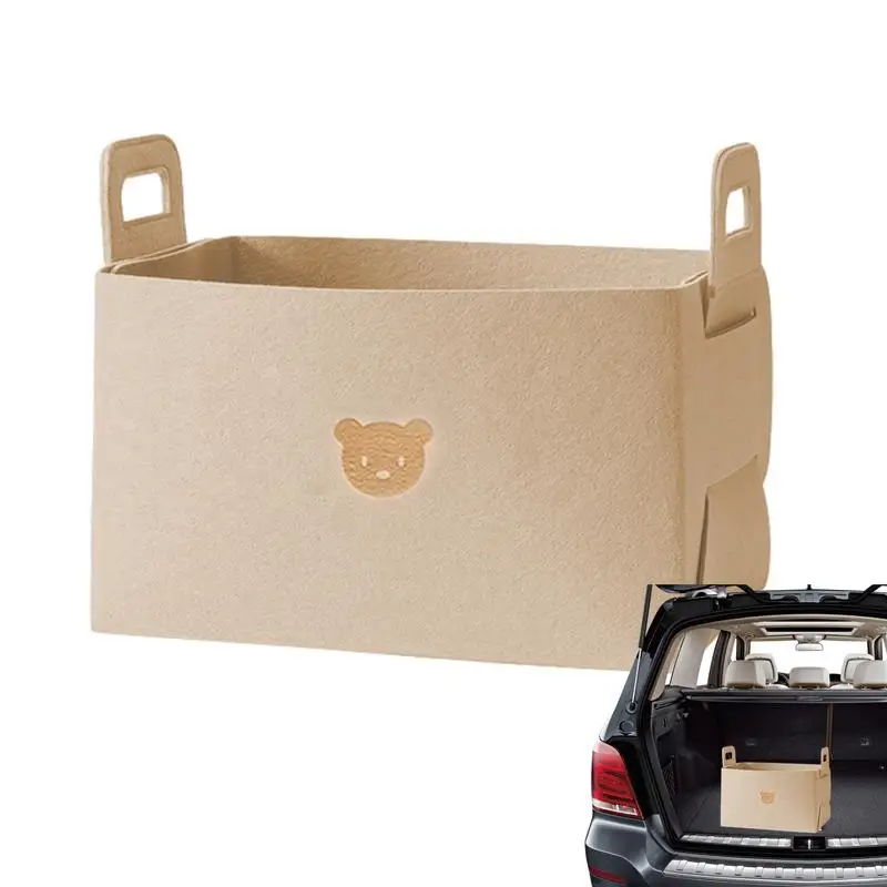 

Органайзер для багажника автомобиля, складной органайзер для хранения в багажнике автомобиля с ручкой, прочный и складной контейнер, многофункциональный и