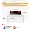 Red Sun Gas Stove Double Stove Desktop Household Fire Stove Infrared, Kitchen Small Appliances Fogao 4