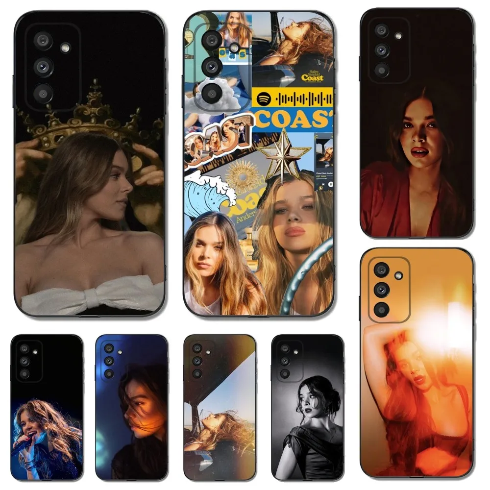 Custodia Per Telefono H-Hailee S-Steinfeld Per Samsungs23,S22,S21,S20 Ultra Pro S10,S30Plus,20 Cover Ultra Nera