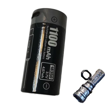 루프 리튬 18350 배터리, SK-01S LED 손전등, 전자 담배 흡연용 충전식, C타입, 1100mAh, 3.7V