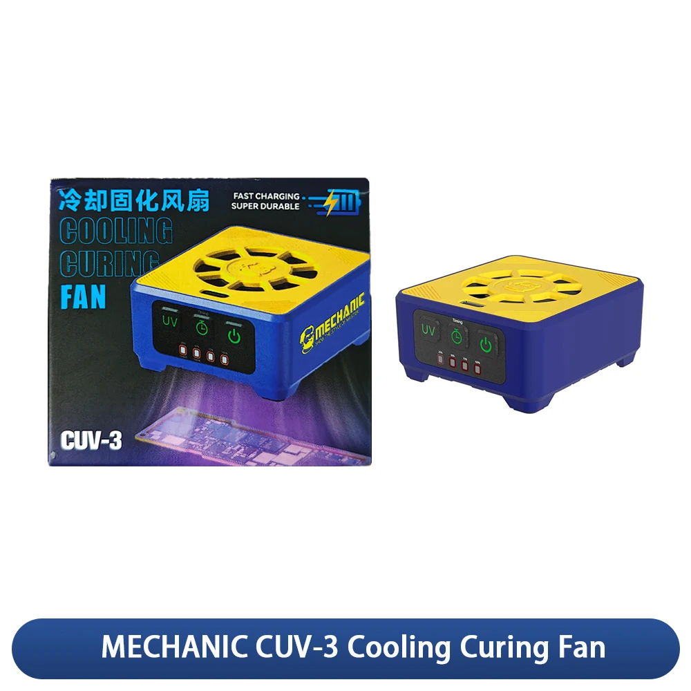 MECHANIC CUV-3 Cooling Curing Fan 3S cooling for Motherboard Fast Heat Dissipati