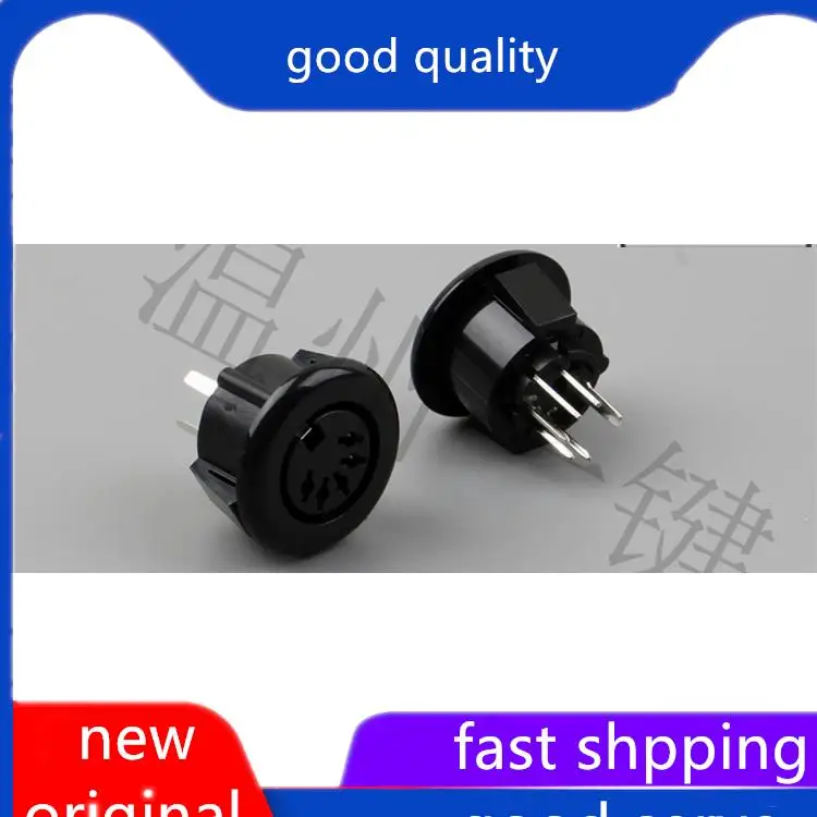 

10 шт., оригинальный новый квадратный S-образный разъем, большой 5-жильный 6-контактный разъем, 6-контактный разъем, DIN-разъем