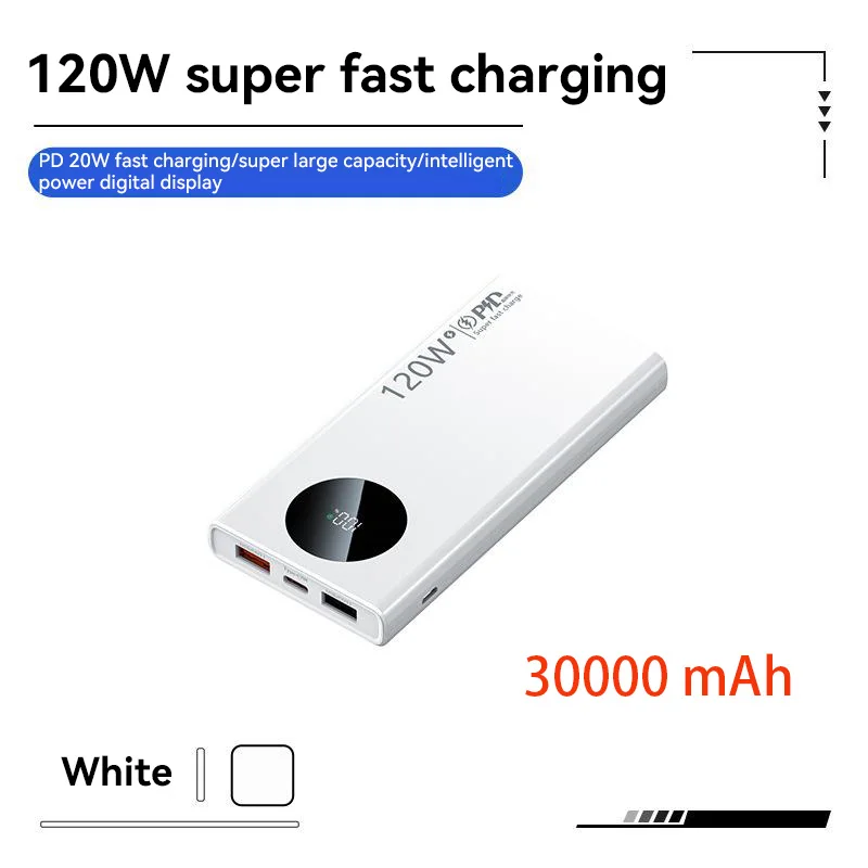 White 30000mAh