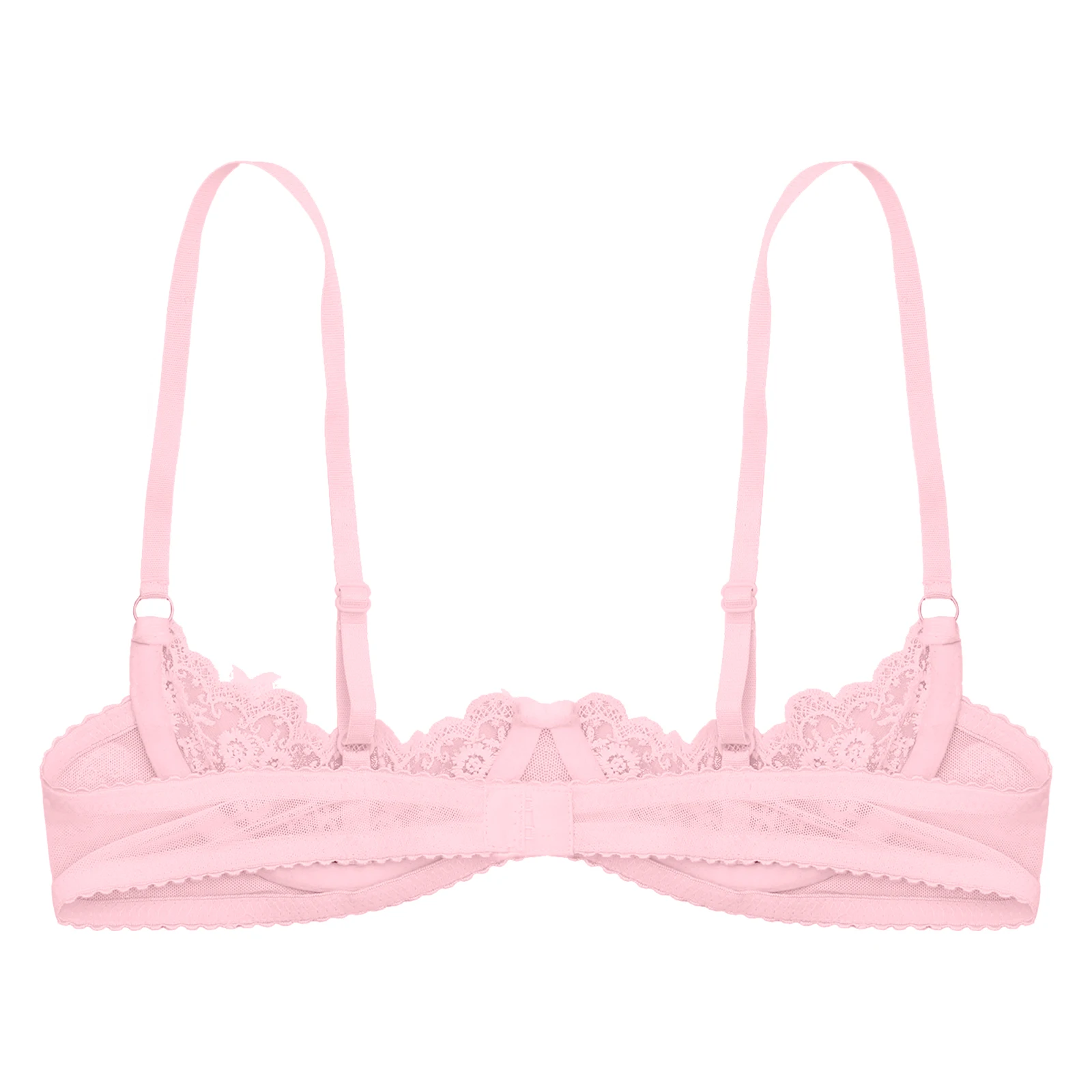 Womens Sexy Underwire Lace Bra Lingerie Exotic See-through Open Cups Exposed Nipples Chest Brace Brassiere Underwear Nightwear women bra erotic lingerie