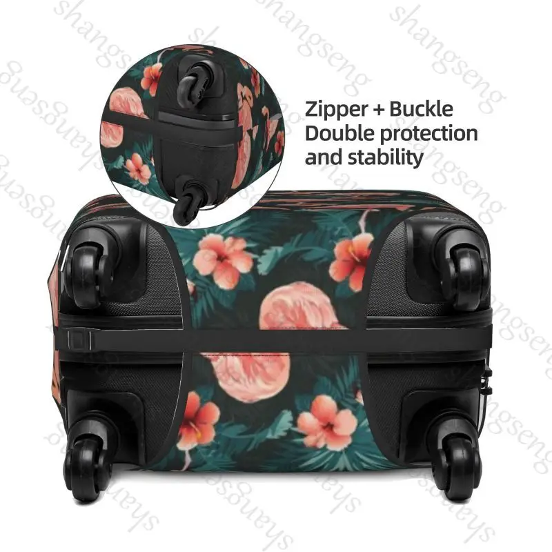 Banana Leaf Flamingo Leaf Thicken Luggage Cover Elasticity Trolley dust cover Suitcase Protection Cover Suitcase Case 3