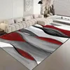 Modern Stripe Pattern Decorative Rug for Living Room Big Size Home Bedroom Decor Carpet Easy Cleaning Lounge Sofa Side Floor Mat 1