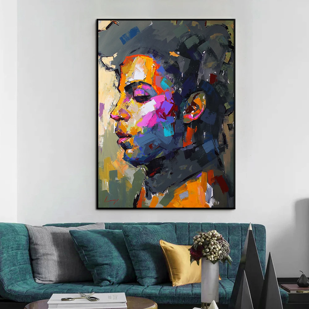 

Pop Culture Art Painting Abstract Portrait Poster Modern Color Picture Canvas Print Living Room Bedroom Home Wall Decor Cuadros