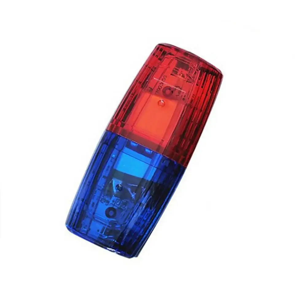 5Pcs/Set LED Red Blue Caution Emergency Light Flashing Shoulder Clip Lamp USB Rechargeable Police Warning Safety Beacon Lantern
