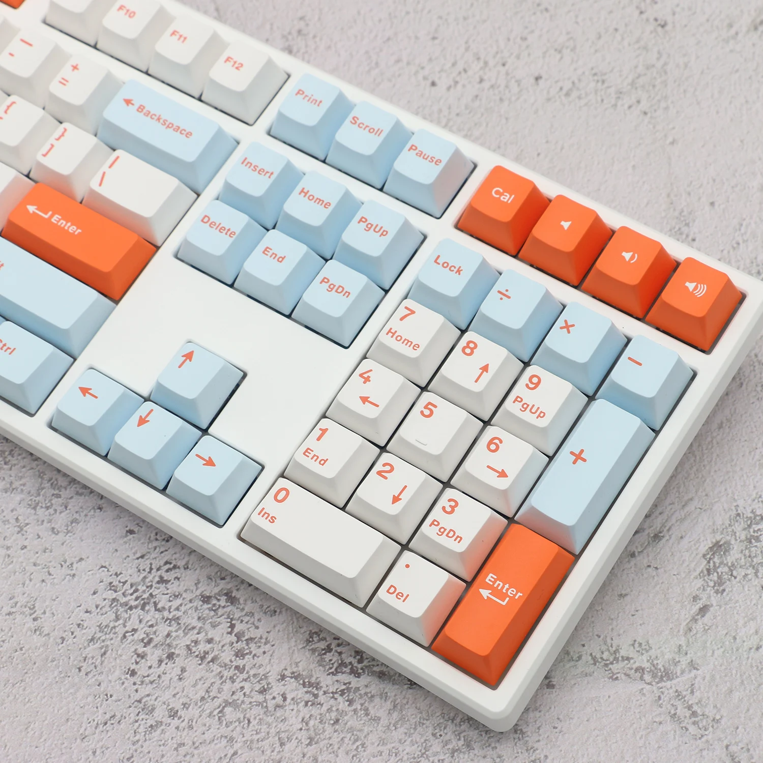 Chaves Conjunto Gmk Salmão Keycaps Pbt Duplo Tiro Chave Tampões Cereja Perfil Keycap com Iso Enter para Teclado Mecânico 171 - Imagem 2