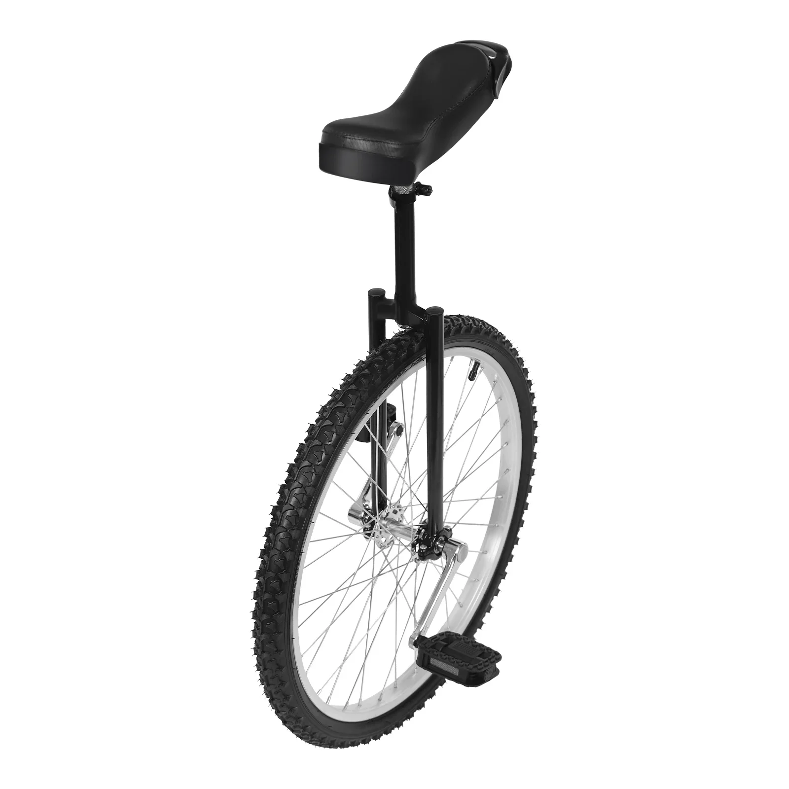 16 Inches/24 Inches Wheel Unicycle One Wheel Children Bike Height Adjustable Exercise Cycling Bicycle for Kids 4