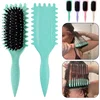 Women's Hair Comb Hollow Shaped Curly Hair Comb Multi Functional Scalp Massage And Anti-static Fluffy Hair Brush Hairstyle Tools 1
