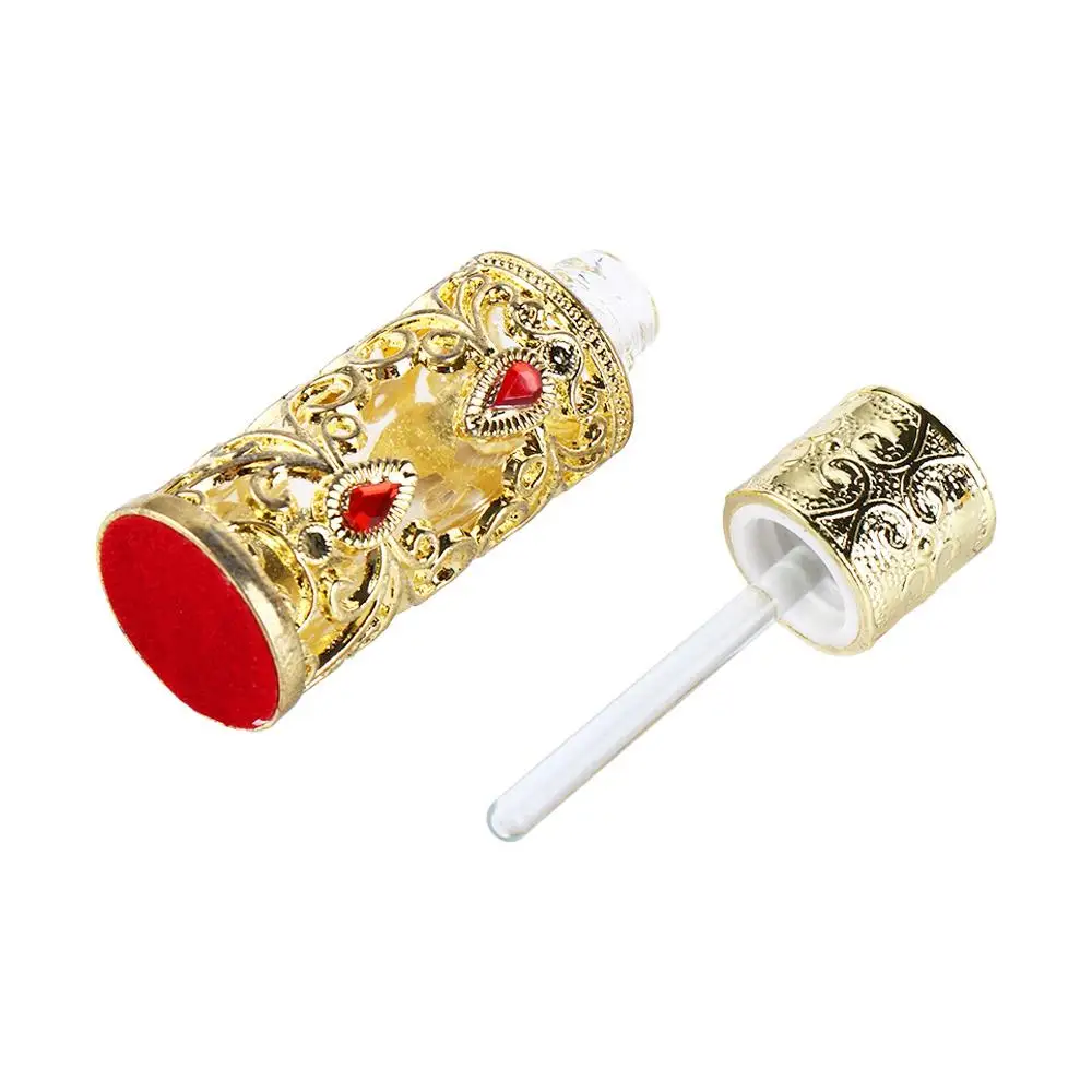 Alloy Dropper Arabian Style Dubai Middle East Style Perfume Bottles Cosmetic Container Refillable Bottles Essential Oil Bottles