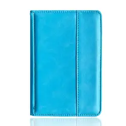 Premium Magnetic E - Reader Case - Anti - Fall Soft Folio Cover with Microfiber Lining and Leather Protective Shell (Blue)