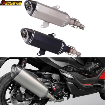 For HONDA Forza350 NSS350 2021-2024 ADV350 2022-2024 Motorcycle Exhaust System Link Pipe Escape Moto Muffler Carbon DB Killer