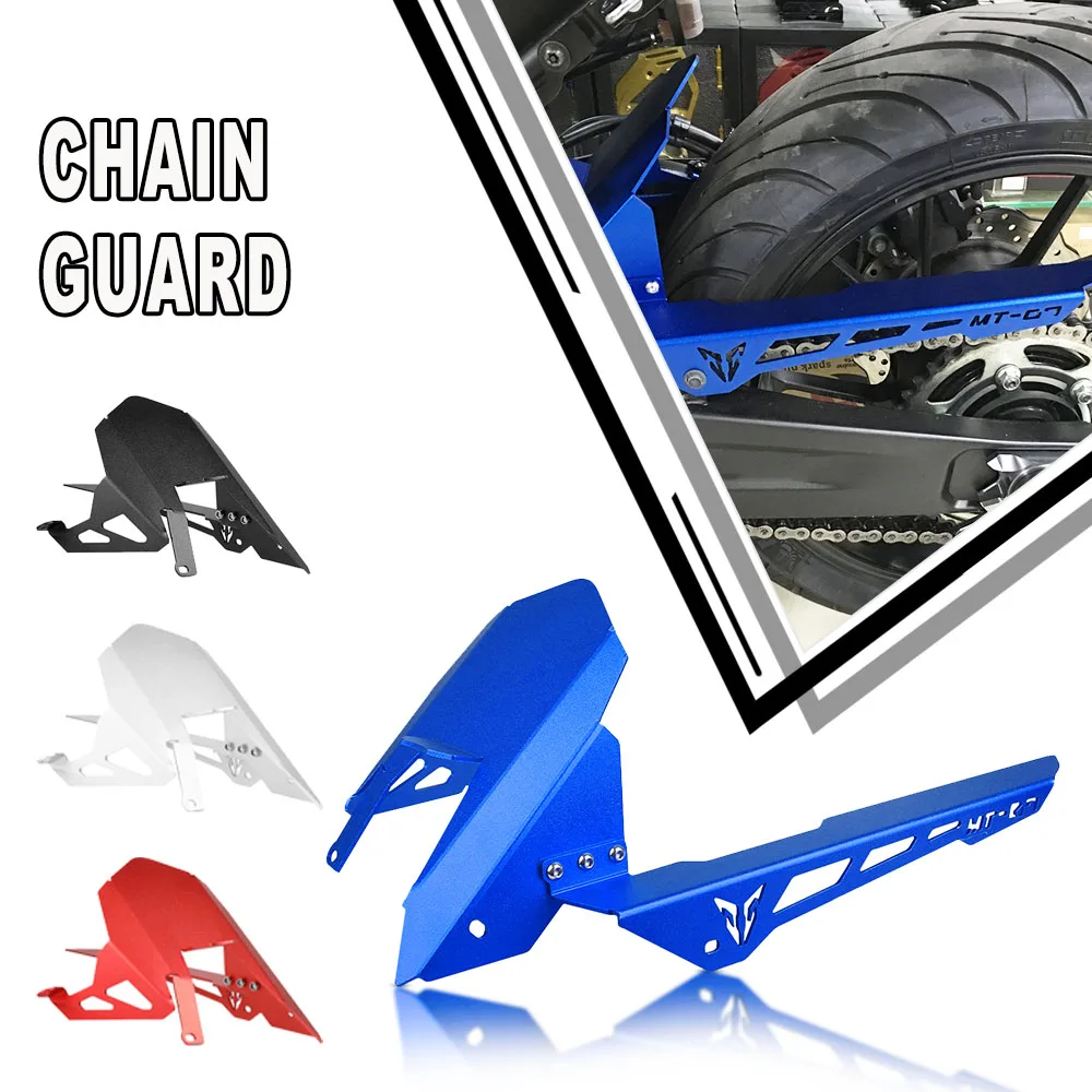 

For Yamaha MT-07 FZ-07 2013-2020 2018 2019 Rear Wheel Tire Hugger Fender Mudguard with Chain Guard Cover Protector MT07 FZ07