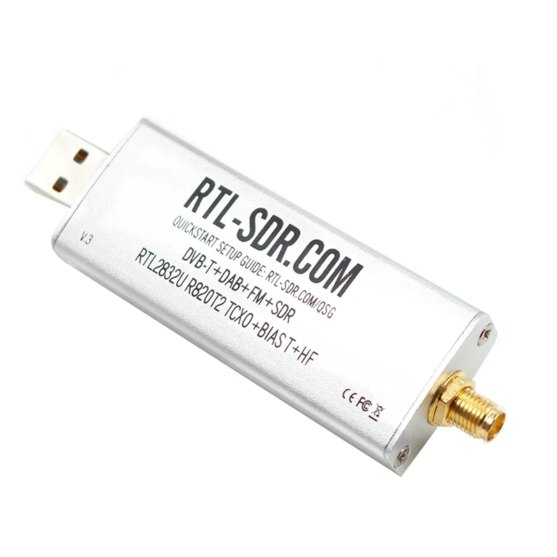 

Программно настраиваемая система радиосвязи, JABS RTL SDR V3 R820T2, RTL2832U, 1PPM TCXO SMA RTLSDR