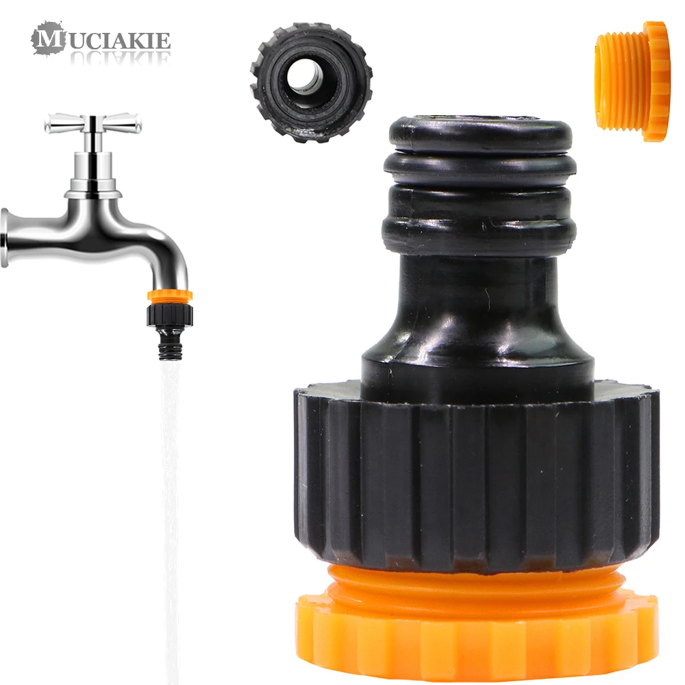 

MUCIAKIE 1/2'' High Quality Plastic Hose Connector 3/4'' Garden Hose Quick Adapter Fittings Gardening Car Washing Watering Tool