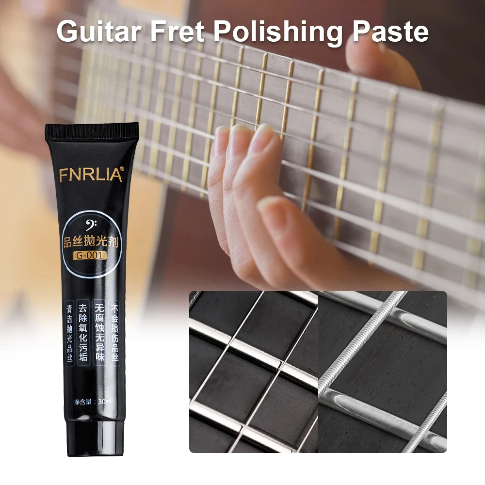 

Guitar Fret Polishing Paste 30ml Polish and Cleaner Paste for Electric Guitar Pickup Bridge Metal Repair and Care Tools