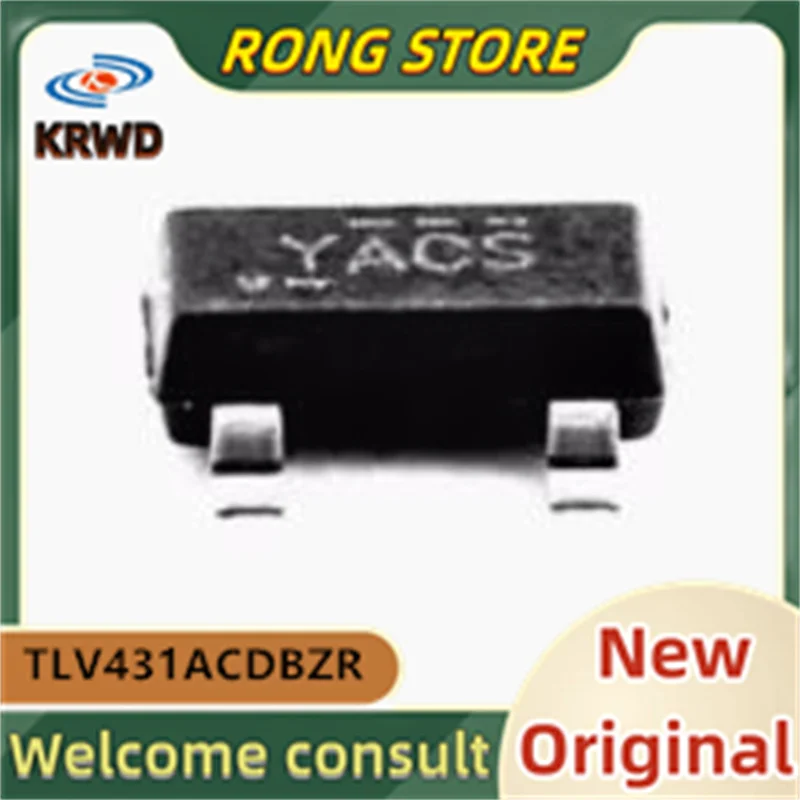 

(50 шт.) YACS YAC6 YAC * Новый и оригинальный чип IC TLV431ACDBZR TLV431ACDBZ TLV431A SOT23-3