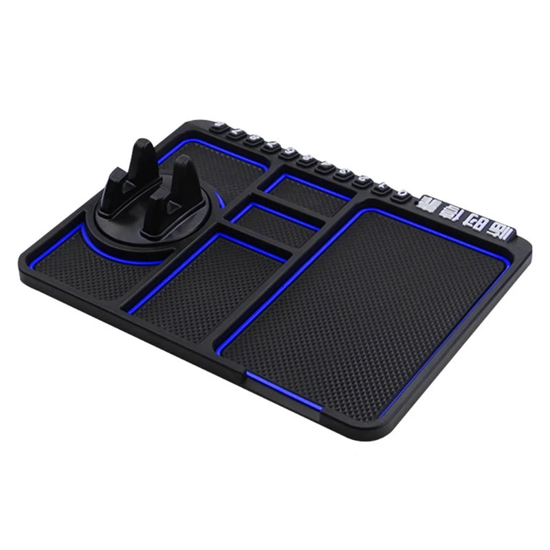 Car Dashboard Pad Non-slip Silicone Mat Phone for Key Holder Pads Mat for Coins Keys