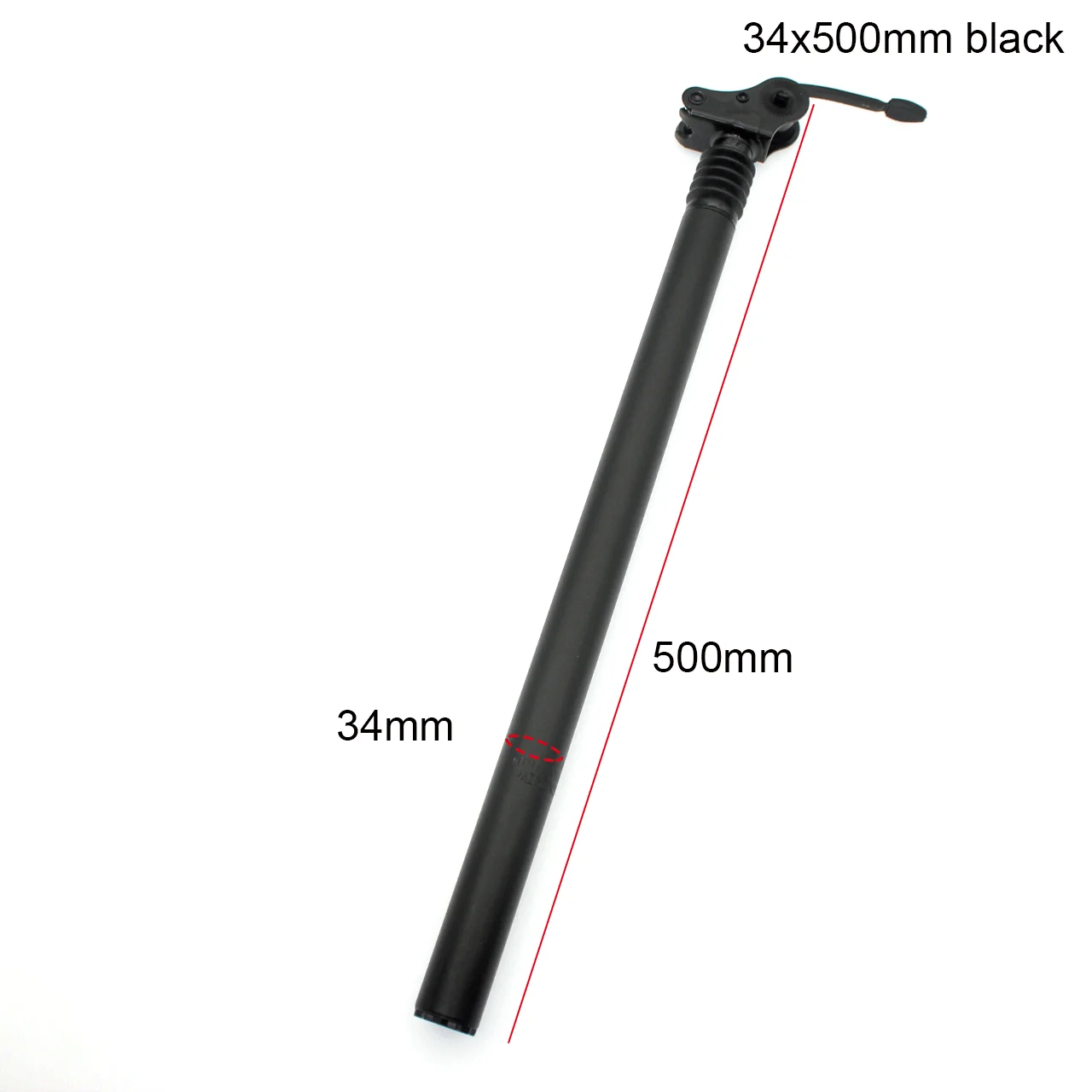 Tige de guidon de vélo en alliage d'aluminium à 7, 17 degrés, haute qualité, 31