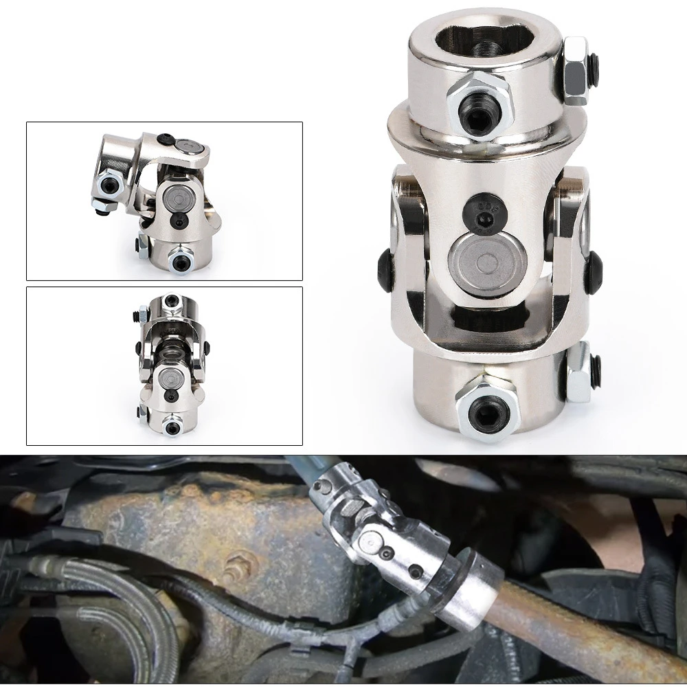

Car modification steer axle universal joint 3/4 "DD x 3/4" DD total length 83mm3-1/4"