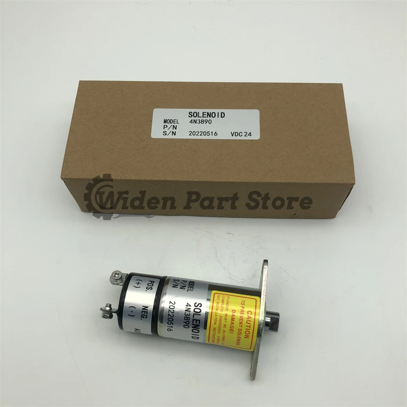 

4N3890 4N-3890 24V Air Intake Shutoff Solenoid for Caterpillar Industrial Engine Models 3304