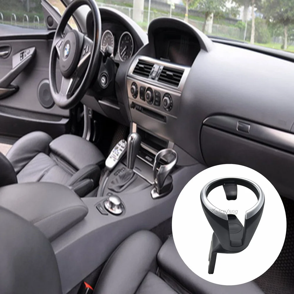 Porte-gobelet Avant Pour BMW Série 1 (E82, E88, E81, Etc.) Et X1 (E84) - Noir - Numéro OEM 51169144632 - Installation Sans Outil