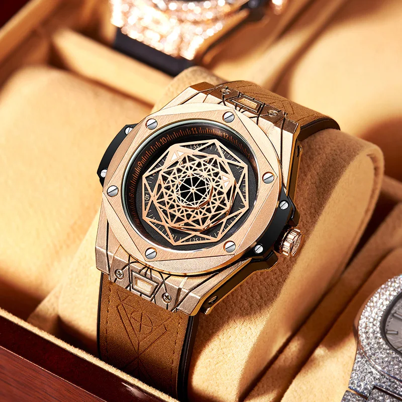 Men Watches Brand Luxury Leather Strap Waterproof Chronograph Sport Quartz Military Watch Dropshipping Relogio Masculino |
