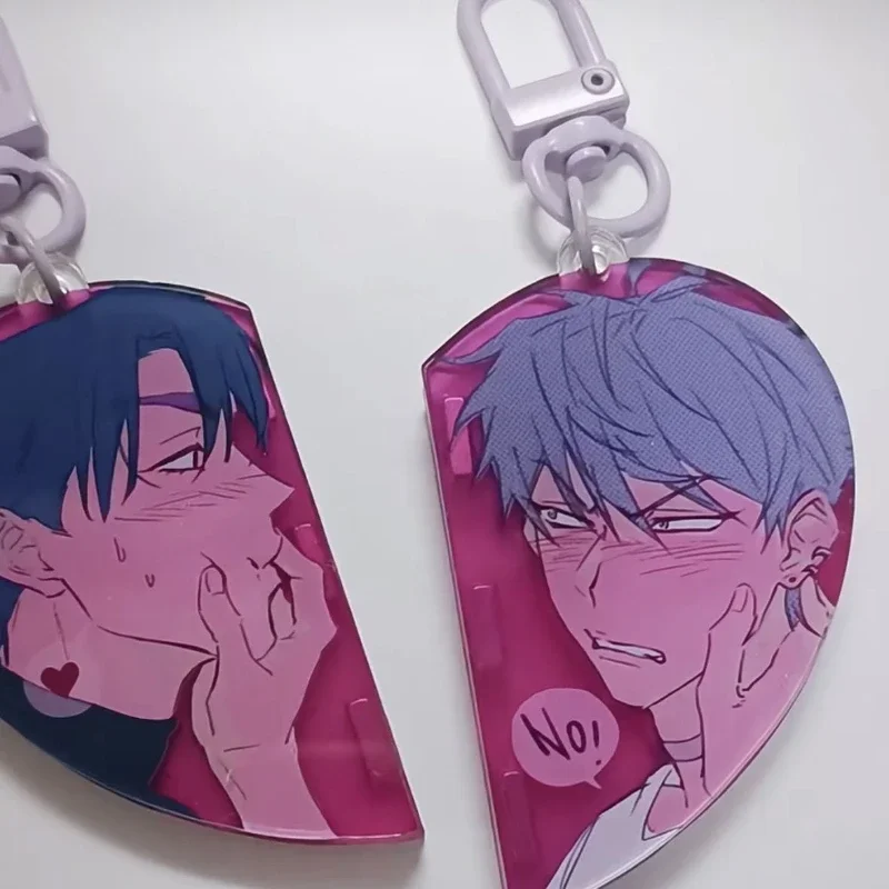 Anime Alien Stage Ivan Till Keychain Unisex Acrylic Couple Pendant Key Chain 2Pcs/set Magnet Keyring Bag Accessories anime keychain keychain pendant