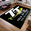 Isle of Man TT Carpets and Rug Motorcycle competition Carpet Living Room Bedroom Decorate Large Area Soft Carpet Kids Room Rug 2