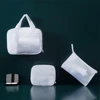Traveling Essentials Goods Organizer Bags PVC Waterproof Toiletry Wash Handbag Portables Mesh Fabric Home Versatile Storage Box 5