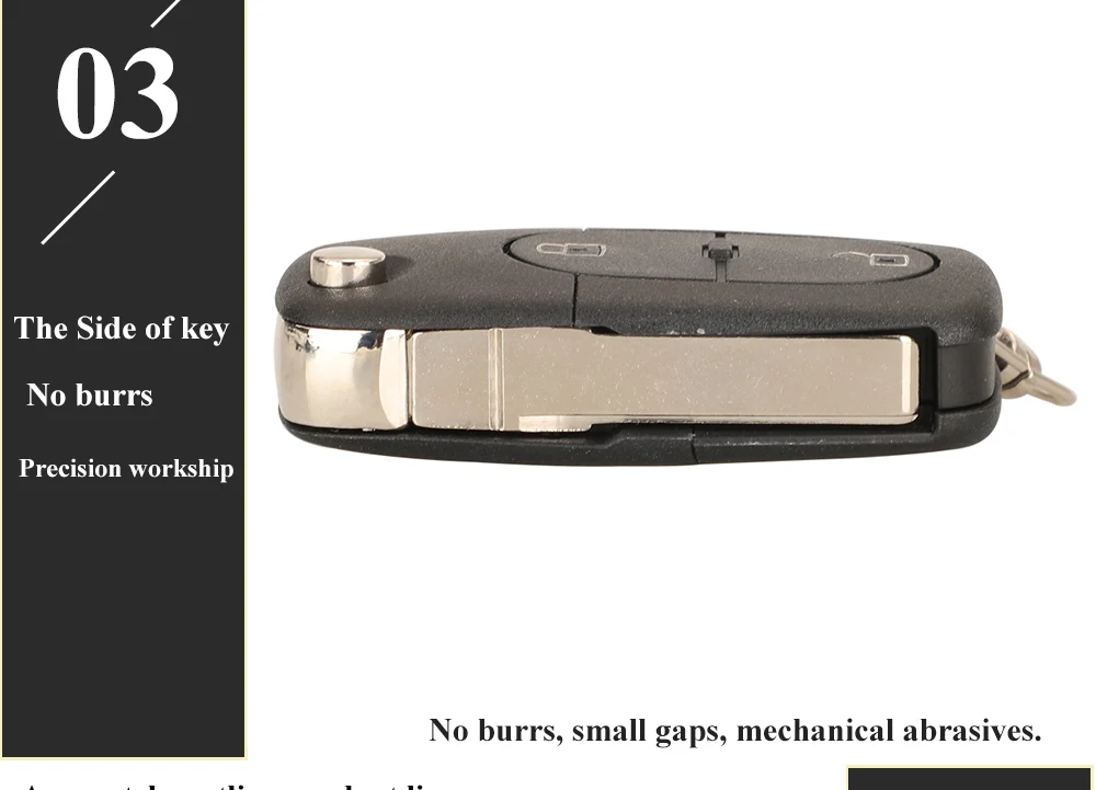 Keyforkess Chip chiave remota 433Mhz ID48 Chip per Audi A3 A4 A6 A8 TT 2 pulsante Flip pieghevole chiave dell'automobile Contol 4D0.837.231 - S2a84207751ff402fbed10ab0a9bbe0cah