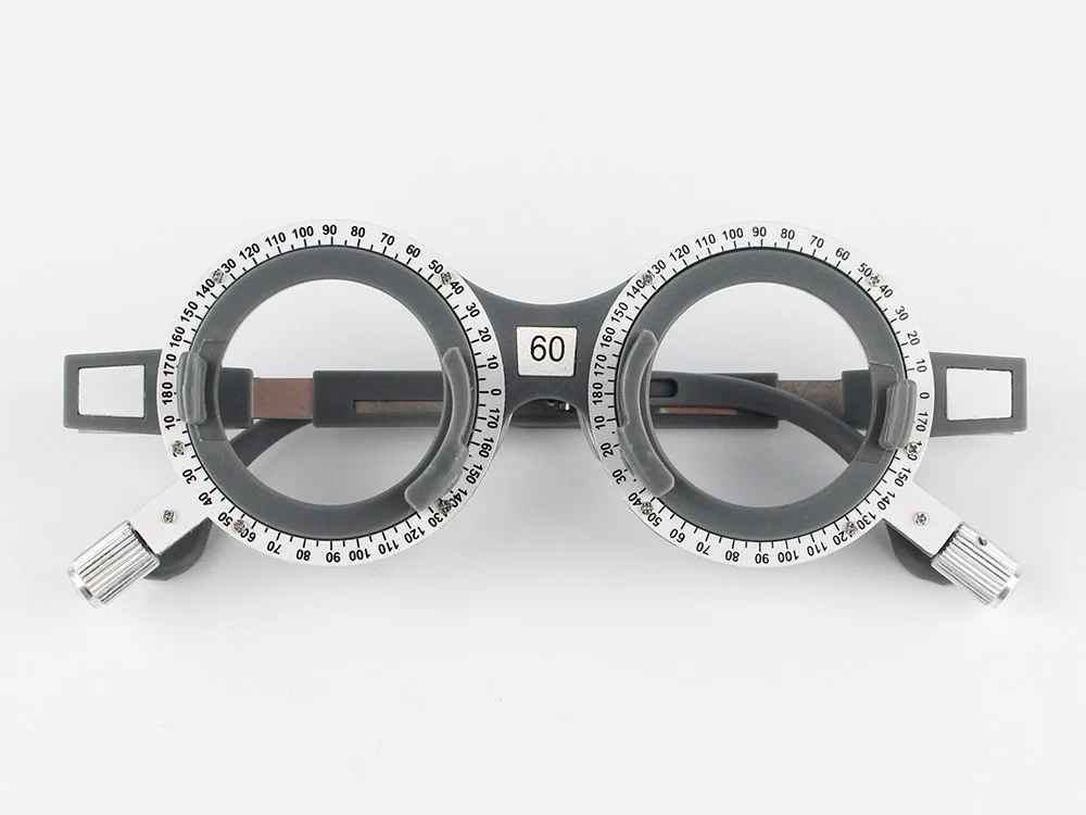 1pc New Design TF-X Plastic Optical Trial Frame Set Ophthalmic Trial Lens Frame 52-70mm Optional Fixed PD Grey Color